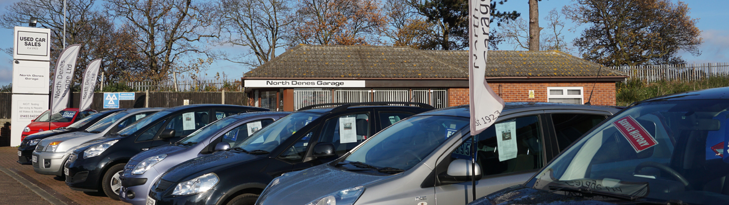 Used cars for sale at North Denes Garage